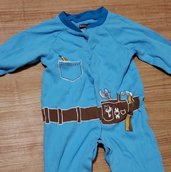 Handyman baby onsie button up costume - Picture 1 of 3